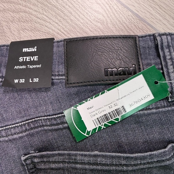 StitchFix Mavi Men's Steve Athletic Tapered Relaxed Fit Jeans - Picture 4 of 10